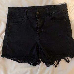 American eagle Ne(x)t level stretch denim shorts, black size women’s 10